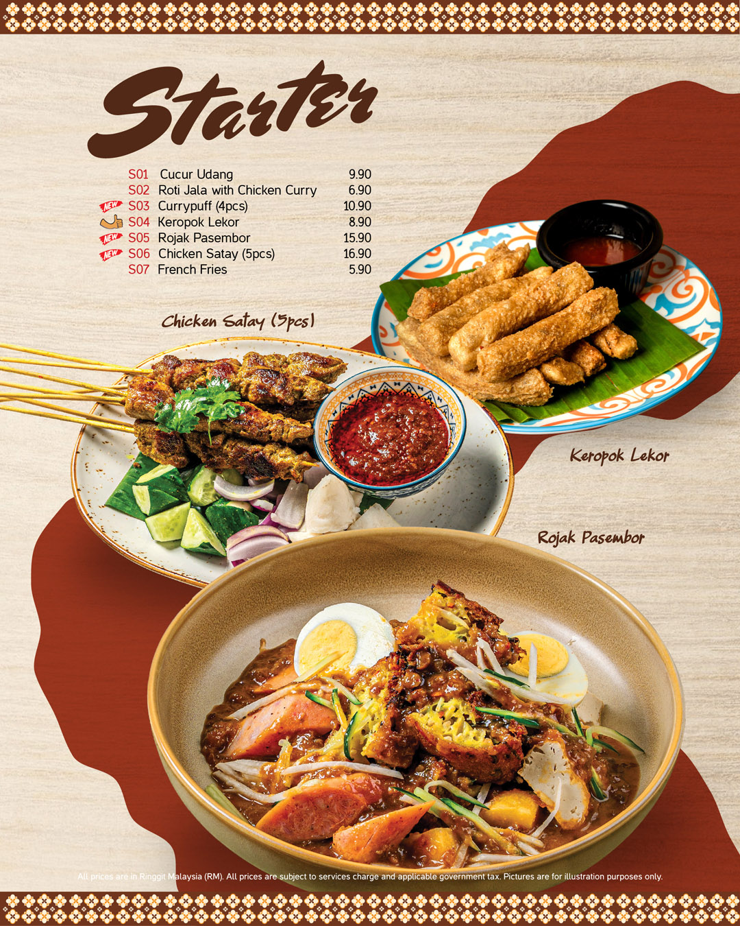 Teh Tarik Place Signature Menu