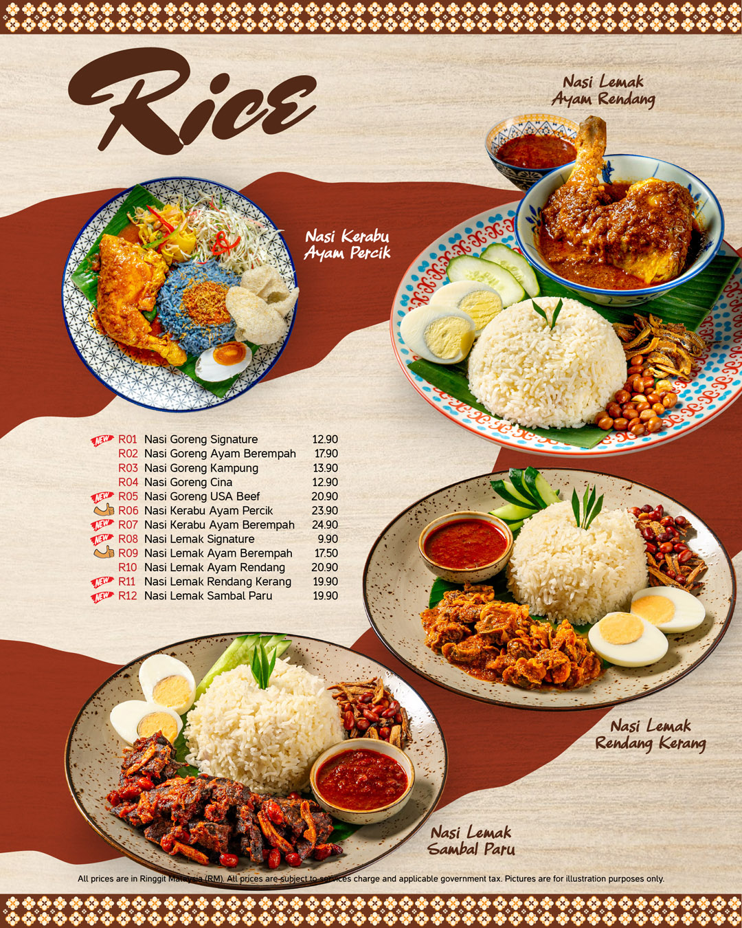 Teh Tarik Place Signature Menu