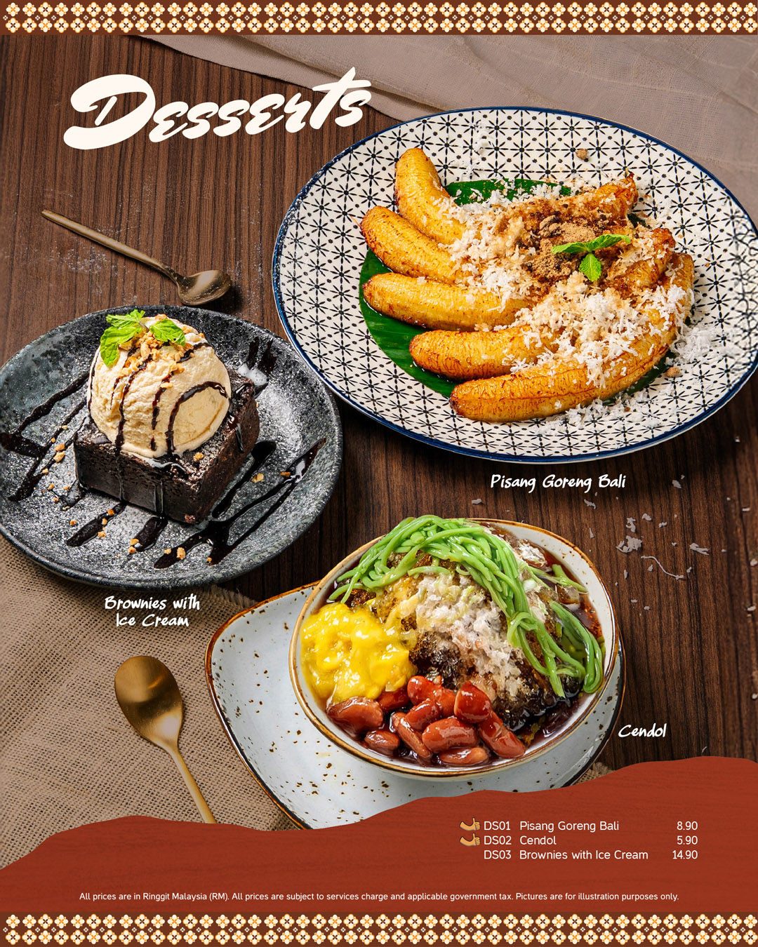 Teh Tarik Place Signature Menu