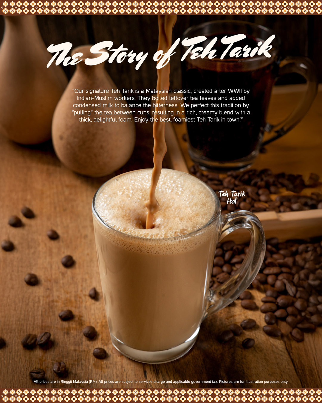 Teh Tarik Place Signature Menu