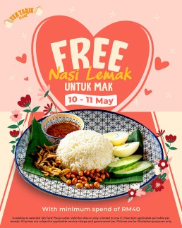 FREE Nasi Lemak untuk Mak