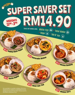 Teh Tarik Place - Super Saver Set